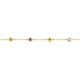 Pulseira em ouro amarelo 9k, peridoto, ametista, citrino e topázio