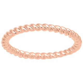 Anel folheado a ouro rosa