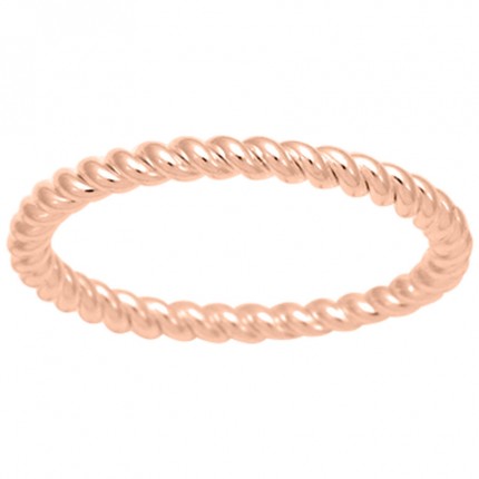 Anillo bañado en oro rosa