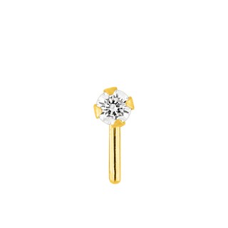 Piercing oro amarillo 18K nariz