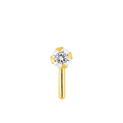 Piercing oro amarillo 18K nariz