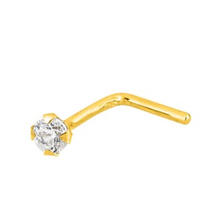 Piercing oro amarillo 18K nariz