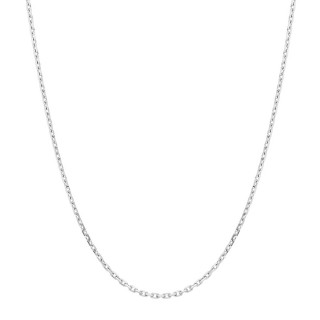 Fio forçado e diamantado em ouro branco 18K