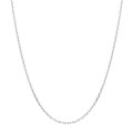 Fio forçado e diamantado em ouro branco 18K