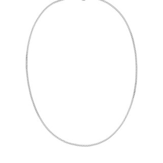 Cadena de plata gourmette angosta