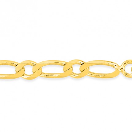 Fio em ouro amarelo 18K programada 1x1 - 4mm