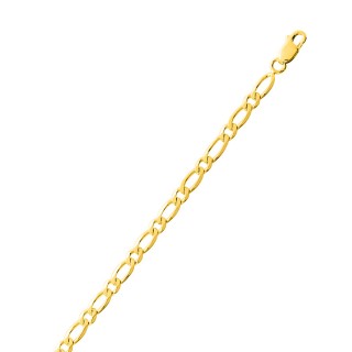 Fio em ouro amarelo 18K programada 1x1 - 4mm