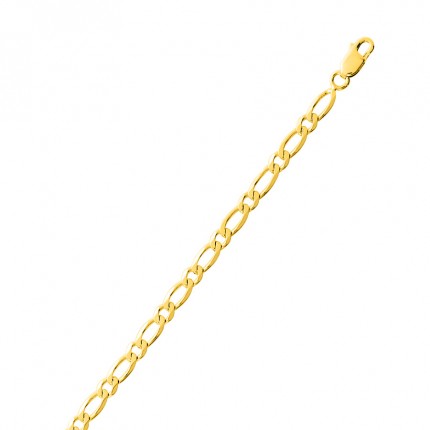 Fio em ouro amarelo 18K programada 1x1 - 4mm