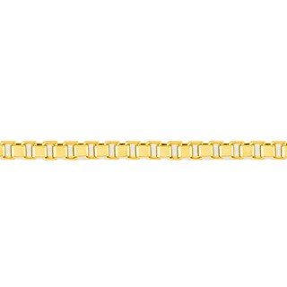 Cadena de oro amarillo de 18K veneciana de 0.6 mm