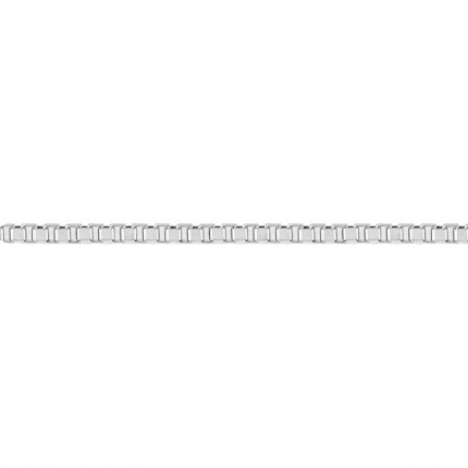 Fio veneziano em ouro branco de 18K de 0.6 mm