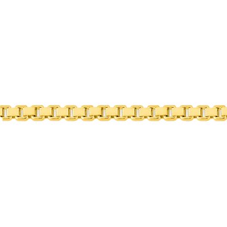 Cadena de oro amarillo de 18K veneciana de 0.9 mm