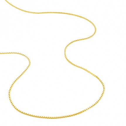 Fio veneziano em ouro amarelo 18K de 1 mm