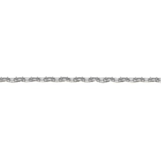 Fio em ouro branco 9k diamantado 45cm