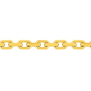 Cadena de oro amarillo 9K forçat diamantada, 1,75 mm