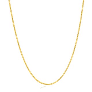 Cadena gourmette de oro amarillo 9K