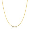 Cadena forzada de oro amarillo 9 KT