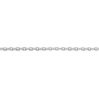 Cadena de plata forzada de 1,30 mm
