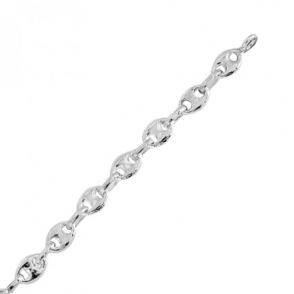 Cadena de plata calabrote