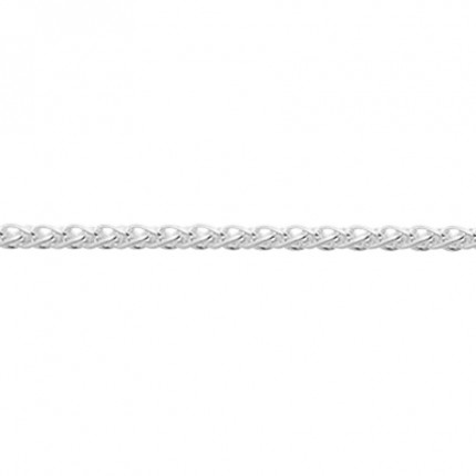 Cadena espiga en plata de ley 925