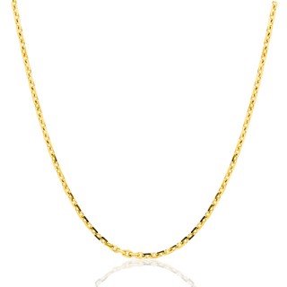 Cadena de oro amarillo 9 KT diamantada, 1,60 mm