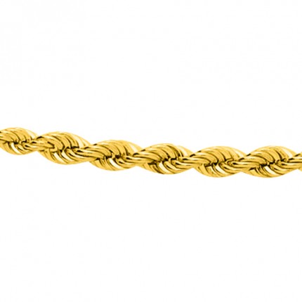 Fio cordão em ouro amarelo 9 kt de 42 cm