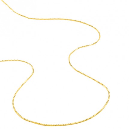 Cadena de oro amarillo 9 KT veneciana