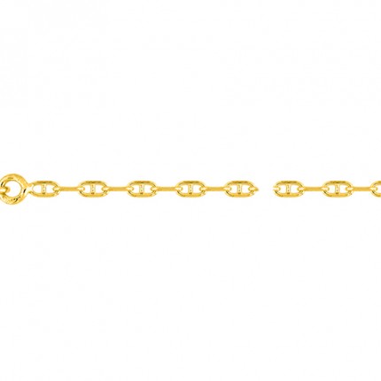 Cadena de oro amarillo 9 KT con calabrote de 2mm