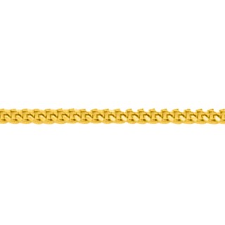 Fio gourmette em ouro amarelo 9 kt