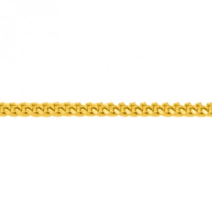 Cadena gourmette de oro amarillo 9 KT