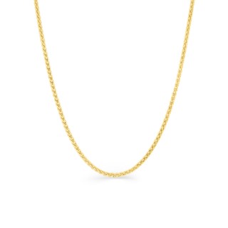 Cadena de oro amarillo de 18K espiga de 1 mm