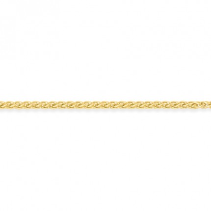 Cadena de oro amarillo de 18K espiga de 1 mm