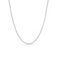 Cadena de oro blanco de 18K espiga de 1 mm