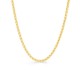 Cadena de oro amarillo de 18K cordón de 2 mm