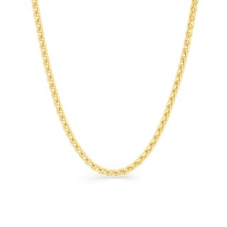 Corrente em ouro amarelo 18K cordão de 2 mm