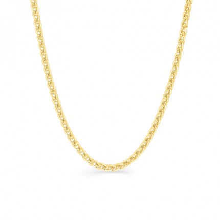 Corrente em ouro amarelo 18K cordão de 2 mm