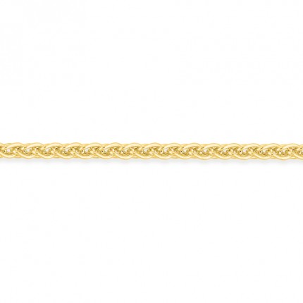 Cadena de oro amarillo de 18K cordón de 2 mm