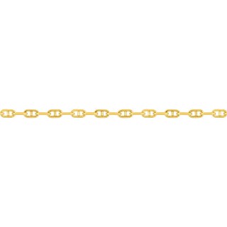 Cadena de oro amarillo 9K calabrote de 2.5MM