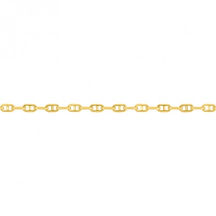 Corrente em ouro amarelo 9K de 2.5MM