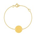 Pulseira em ouro 9k de identidade para bebé