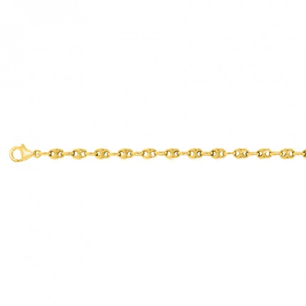 Corrente em ouro 9k com links