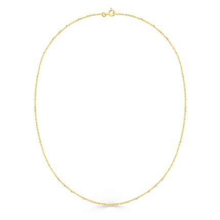 Cadena de oro amarillo 9K Singapur