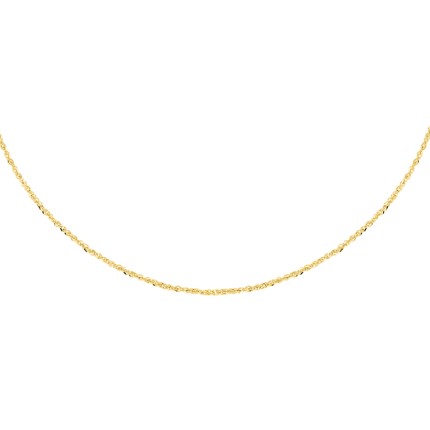 Cadena de oro amarillo 9K Singapur
