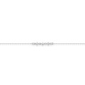 Pulsera de oro blanco de 9k y circonitas