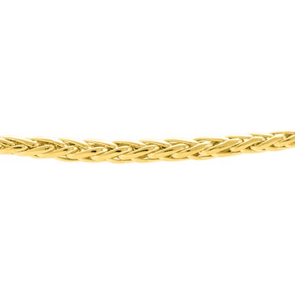 Collar de oro amarillo de 9k