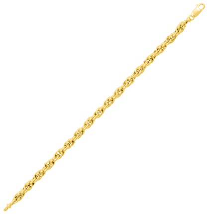 Corrente em ouro amarelo 9K modelo duplo forçado
