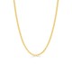 Collar de oro amarillo de 18K espiga de 1.4 mm