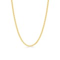 Collar de oro amarillo de 18K espiga de 1.4 mm