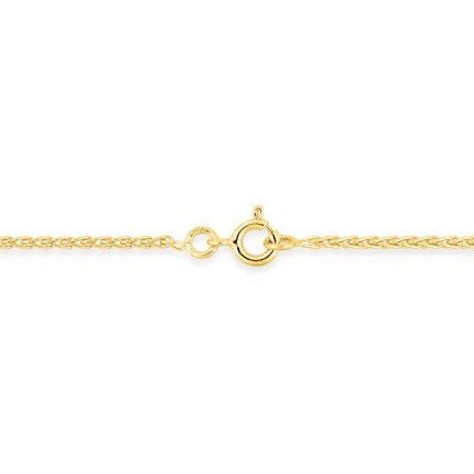 Colar em ouro amarelo 18K espigão de 1.4 mm