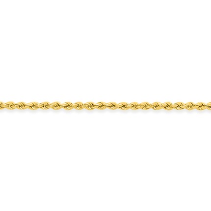 Corrente em ouro amarelo 9K cordão 2 mm