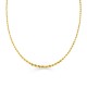 Colar de ouro amarelo 18k Centro 4mm